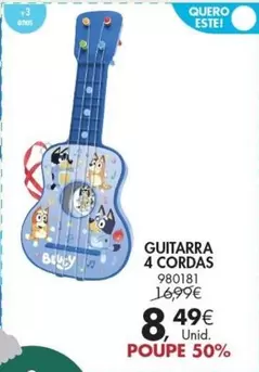 Oferta de Guitarra 4 Cordas por 8,49€ em Pingo Doce