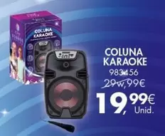 Oferta de Coluna Karaoke por 19,99€ em Pingo Doce