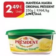 Oferta de Président - Manteiga Magra Original por 2,49€ em Pingo Doce