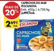 Oferta de Pescanova - Caprichos Do Mar por 2,69€ em Pingo Doce