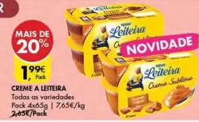 Oferta de As - Creme A Leiteira por 1,99€ em Pingo Doce