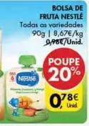 Oferta de As - Bolsa De Fruta por 0,78€ em Pingo Doce