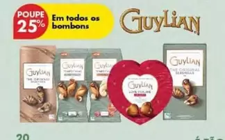 Oferta de Guylian - Em todos os bombonsem Pingo Doce