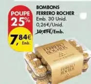 Oferta de Ferrero Rocher - Bombons por 7,84€ em Pingo Doce