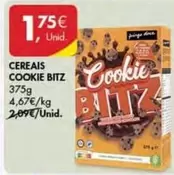 Oferta de Cereais Cookie Bitz por 1,75€ em Pingo Doce