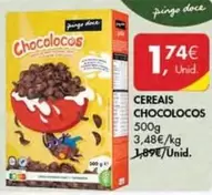 Oferta de Pingo doce - Cereais Chocolocos por 1,74€ em Pingo Doce