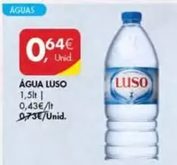 Oferta de Luso - Água por 0,64€ em Pingo Doce