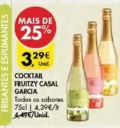 Oferta de Casal Garcia - Cocktail Fruitzy por 3,29€ em Pingo Doce