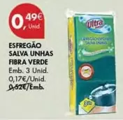 Oferta de Esfregao Salva Unhas Fibra Verde por 0,49€ em Pingo Doce