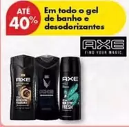 Oferta de Axe - Em Todo O Gel De Banho E Desodorizantesem Pingo Doce