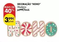 Oferta de Madeira - Decoração por 3,99€ em Pingo Doce