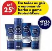 Oferta de Nivea - Em Todos Os Géis E Espumas De Barba E Gama Protect&Careem Pingo Doce