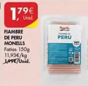 Oferta de Fiambre De Peru por 1,79€ em Pingo Doce