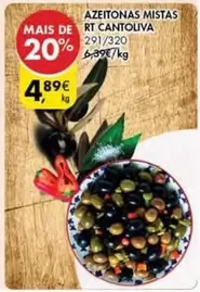 Oferta de Cantoliva - Azeitonas Mistas por 4,89€ em Pingo Doce