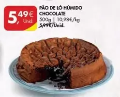 Oferta de Pão De Lo Humido Chocolate por 5,49€ em Pingo Doce