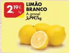 Oferta de Limão Branco por 2,19€ em Pingo Doce