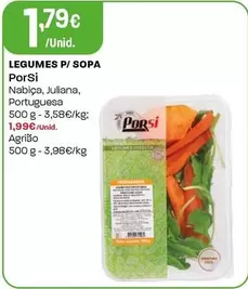 Oferta de Porsi - Legumes P/ Sopa por 1,79€ em Intermarché