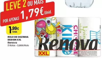 Oferta de XXL - Rolo De Cozinha Xxl por 1,99€ em Intermarché