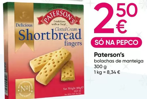 Oferta de Delicious - Bolachas De Manteiga por 2,5€ em Pepco