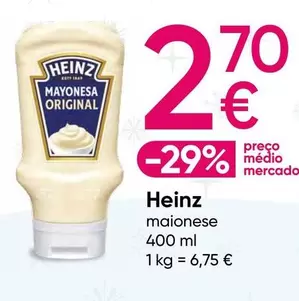 Oferta de Heinz - Maionese por 2,7€ em Pepco