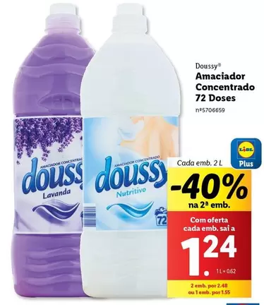 Oferta de A+ - Amaciador Concentrado 72 Doses por 1,24€ em Lidl