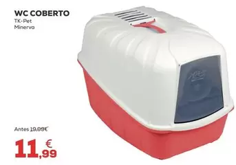 Oferta de TK-Pet - Wc Coberto por 11,99€ em Kiwoko