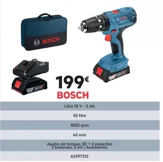 Oferta de Bosch - por 199€ em Bricomarché