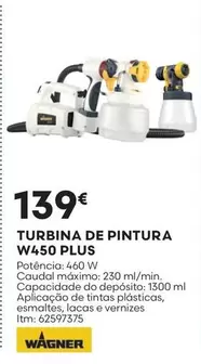 Oferta de Turbina De Pintura W450 Plus por 139€ em Bricomarché