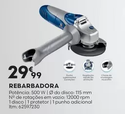 Oferta de Rebarbadora por 29,99€ em Bricomarché