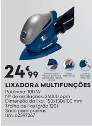 Oferta de B! - Lixadora Multifunções por 24,99€ em Bricomarché