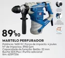 Oferta de Martelo Perfurador por 89,9€ em Bricomarché