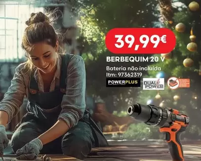 Oferta de Berbequim 20 V por 39,99€ em Bricomarché