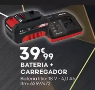 Oferta de Bateria + Carregador por 39,99€ em Bricomarché