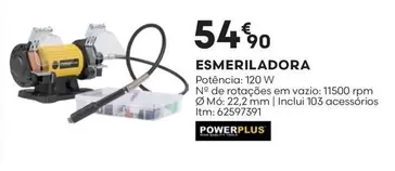 Oferta de Esmeriladora por 54,9€ em Bricomarché