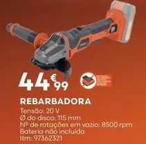 Oferta de Rebarbadora por 44,99€ em Bricomarché