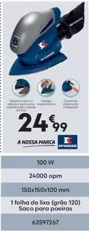 Oferta de A+ - 1 Folha De Lixa (grôa 120) Saco Para Peeiras por 24,99€ em Bricomarché