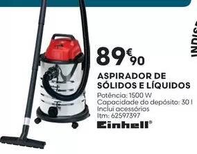 Oferta de Aspirador De Sólidos E Líquidos por 89,9€ em Bricomarché