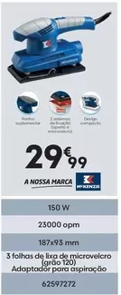 Oferta de 3 Folhas De Lixas De Microvelcro por 29,99€ em Bricomarché