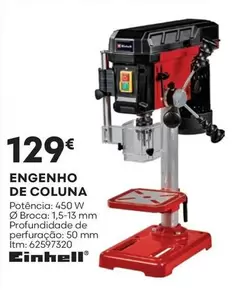 Oferta de Einhell - Engenho De Coluna por 129€ em Bricomarché