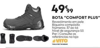 Oferta de Comfort - Bota "comfort Plus" por 49,99€ em Bricomarché