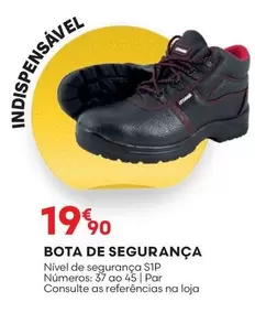 Oferta de As - Bota De Seguranca por 19,9€ em Bricomarché