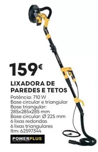 Oferta de Lixadora De Paredes E Tetos por 159€ em Bricomarché