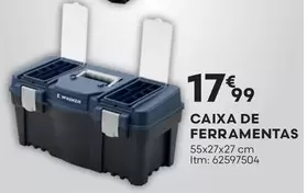 Oferta de Caixa De Ferramentas por 17,99€ em Bricomarché