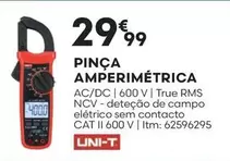 Oferta de Pinça Amperimetrica por 29,99€ em Bricomarché