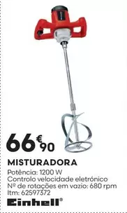 Oferta de Einhell - Misturadora por 66,9€ em Bricomarché