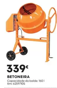 Oferta de Betoneira por 339€ em Bricomarché