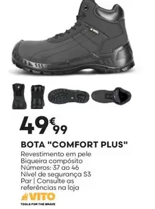 Oferta de Comfort - Bota "comfort Plus" por 49,99€ em Bricomarché