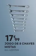 Oferta de Jogo De 8 Chaves Mistas por 17,99€ em Bricomarché