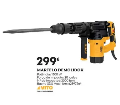 Oferta de Max - Martelo Demolidor por 299€ em Bricomarché