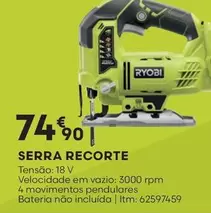 Oferta de Serra Recorte por 74,9€ em Bricomarché